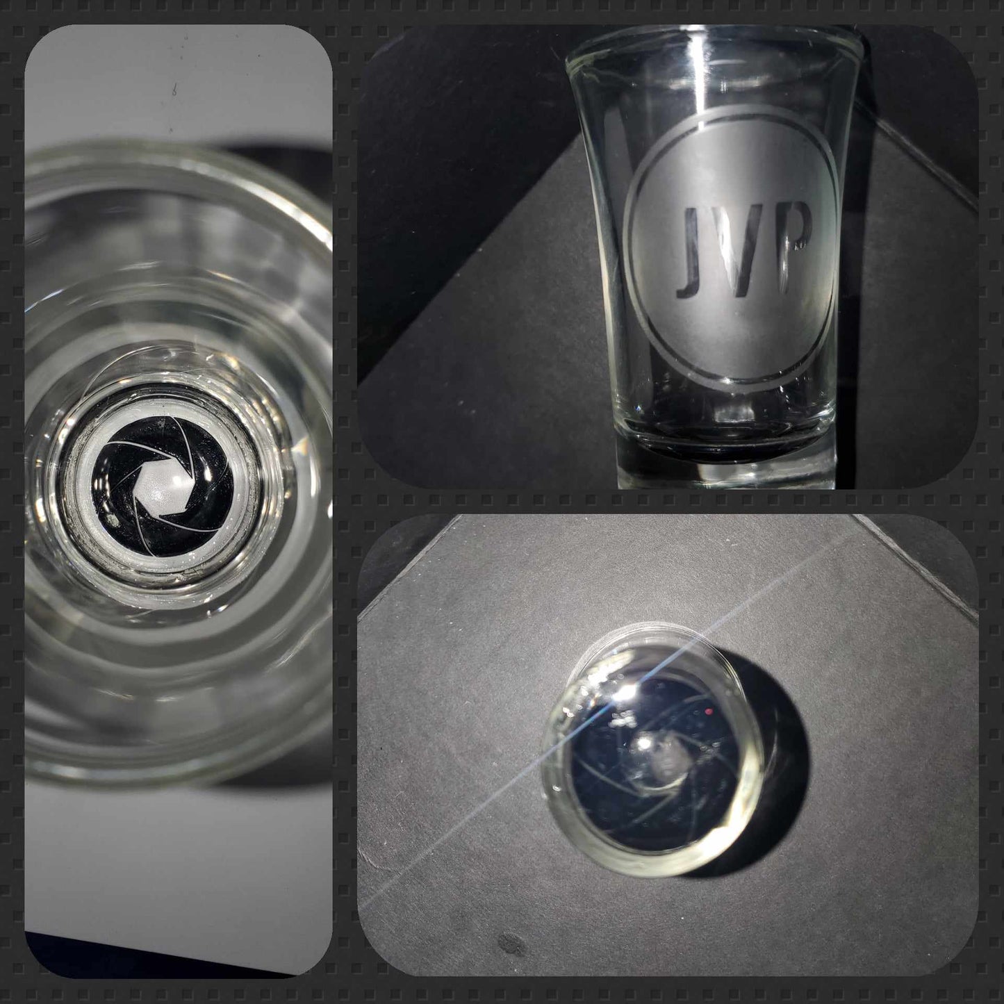 Custom Camera Shutter Shot Glass
