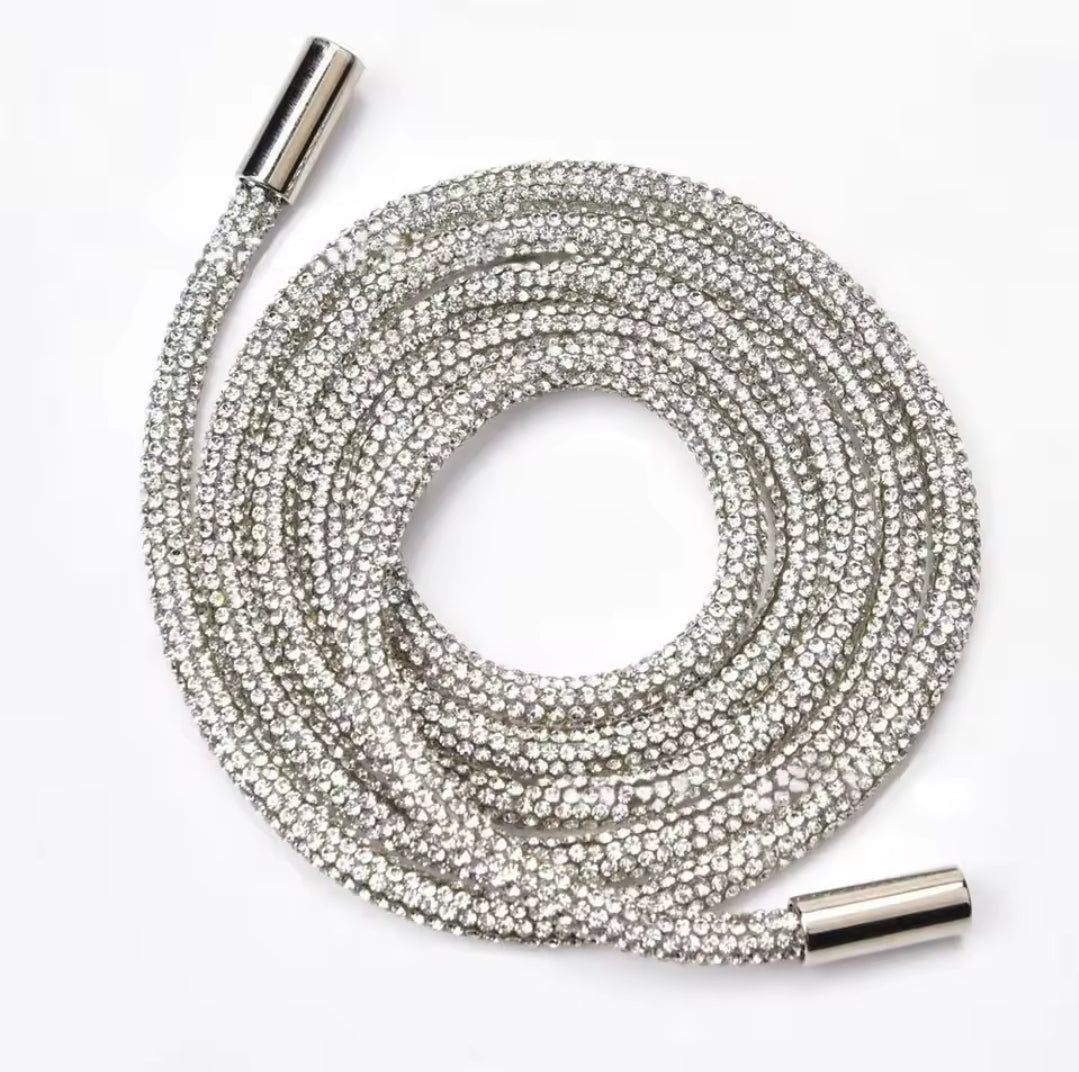 Rhinestone Hoodie String