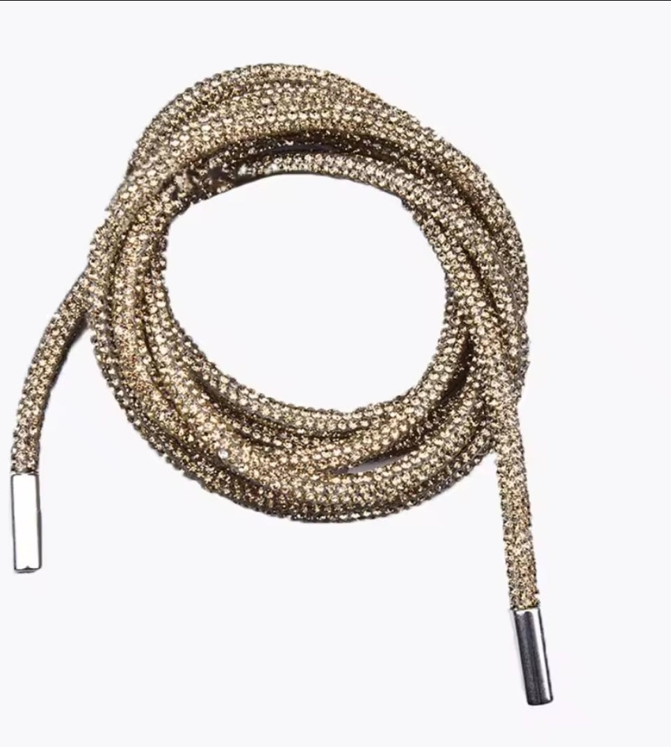 Rhinestone Hoodie String