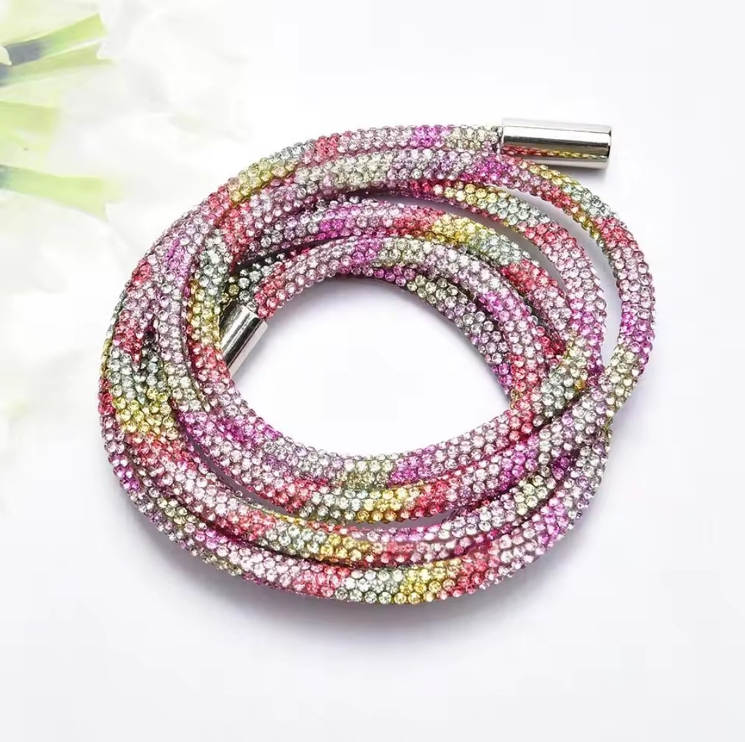 Rhinestone Hoodie String