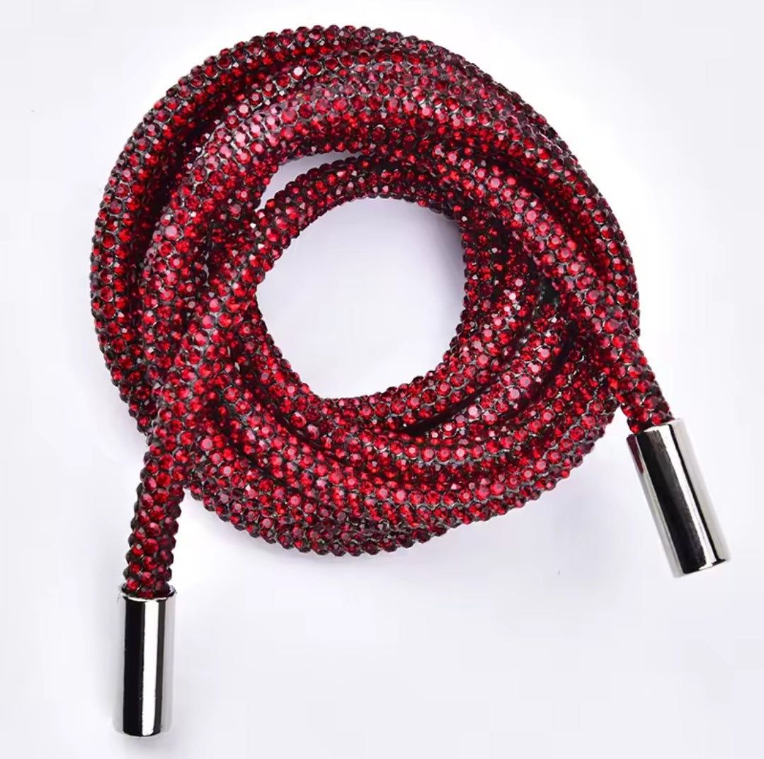 Rhinestone Hoodie String