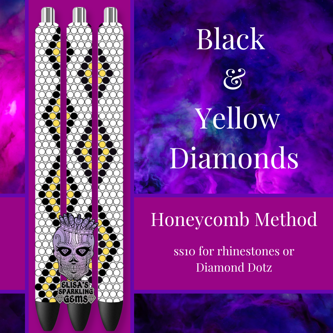 Black & Yellow Diamonds